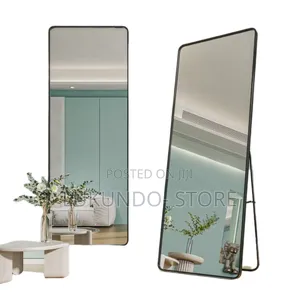 Length Body Mirror, Wall Mirror With Stand Aluminu