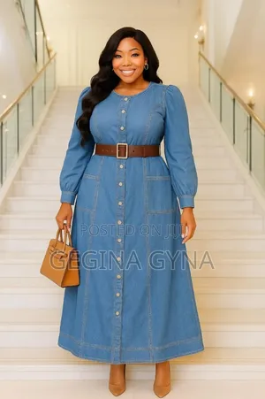 Denim Ya Mikono Mirefu