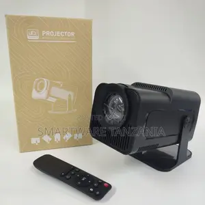  Smart Portable Projector - 260° Swivel Stand, Android Os