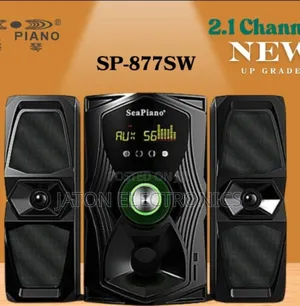 Sea Piano Subwoofer Sp 877sw 2.1 Chanel