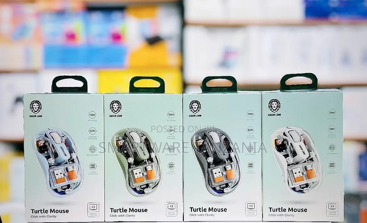 Wireless Bluetooth 5.1 2.4g Mini Lightweight Mouse, Transparent Mouse