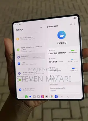 New Samsung Galaxy Z Fold 5 512 GB Purple