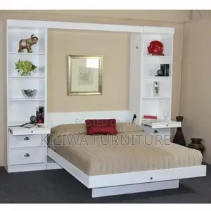 Classic Bed 5 6 and Shelves Design