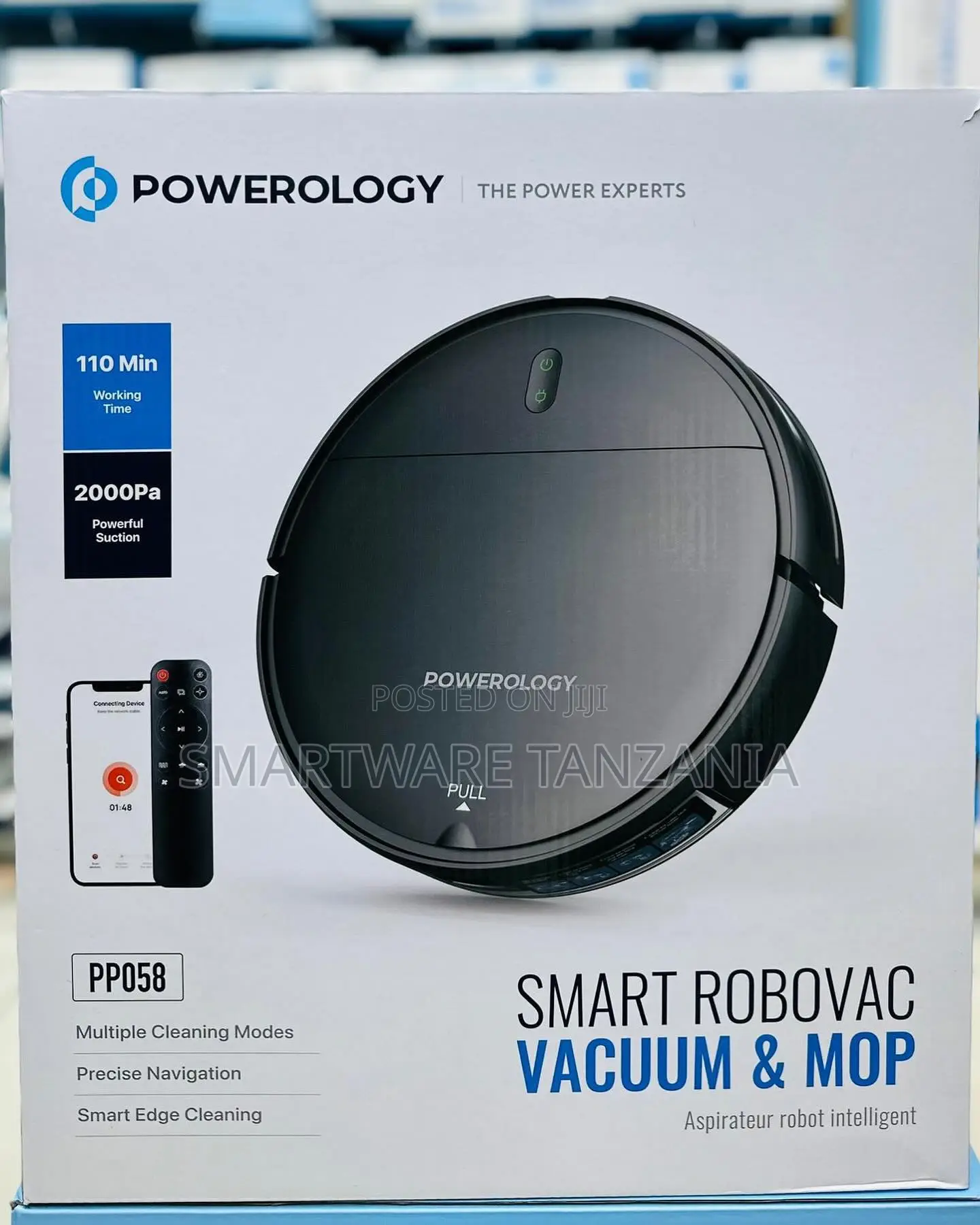 Powerology Ppbcha58 Smart Self-Cleaning Sweeping Vacuum Robot