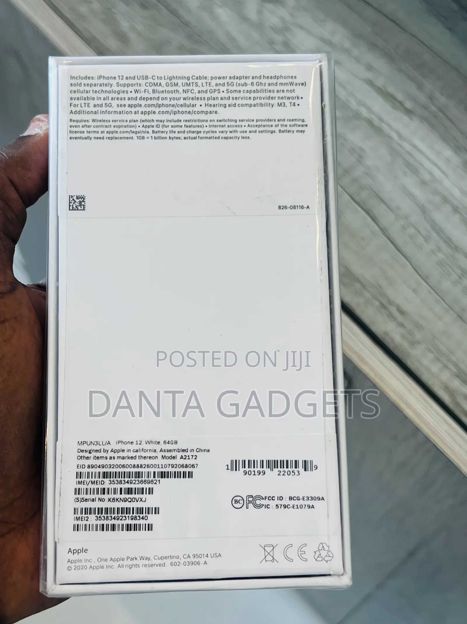 New Apple iPhone 12 64 GB White