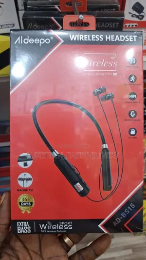 Aldeepo Wireless Neckband Headset Ad-Bs15
