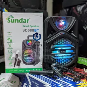 Sundar Rechargeable Bluetooth Speaker With Mic Speaker Ya Matangazo