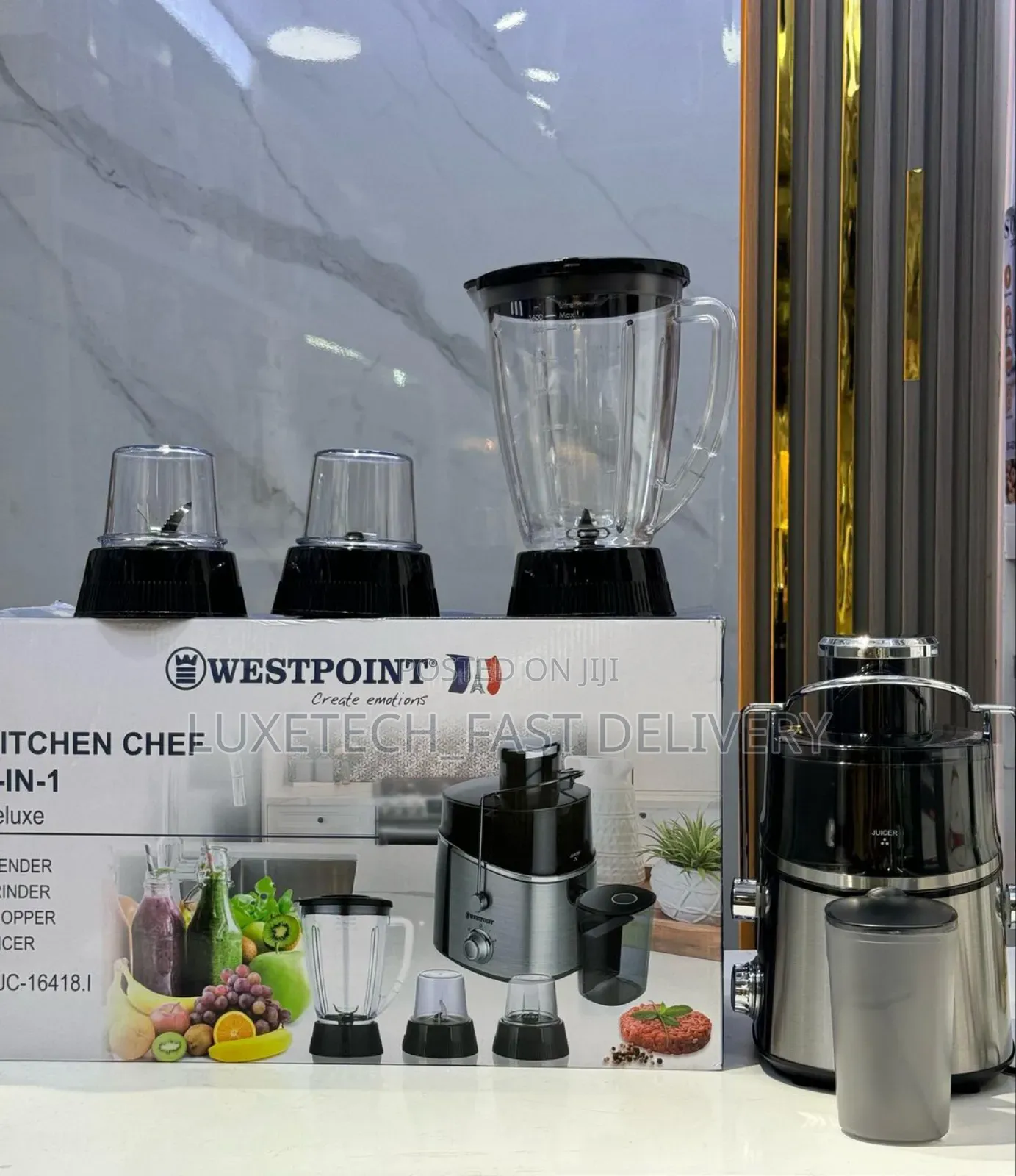 Westpoint 4-in-1 Kitchen Chef - Blender, Grinder, Mincer, and Juicer