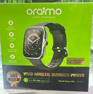 Oraimo Amoled Wireless Calling Smart Watch