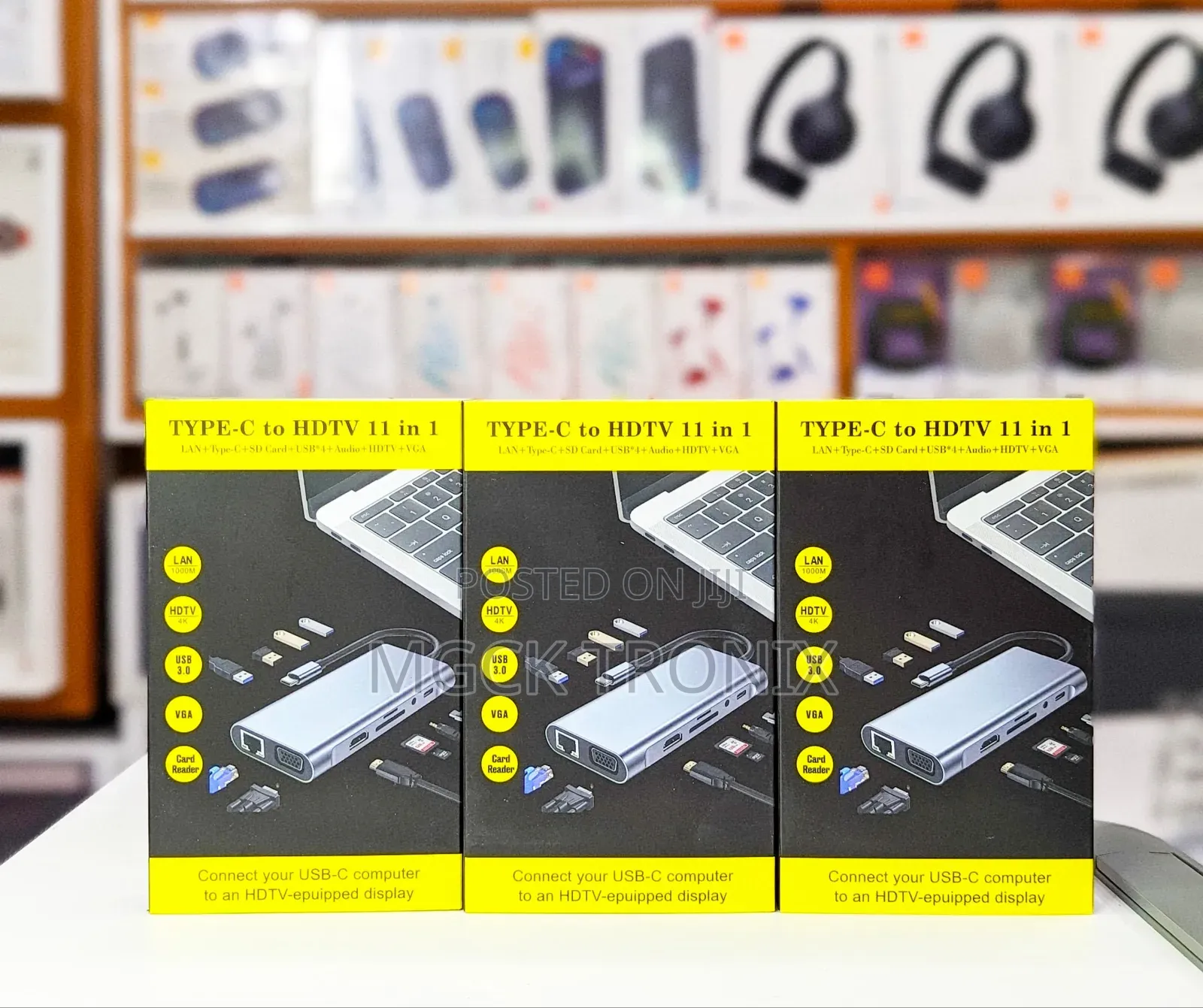 Hub Type-C 11 in 1 Aluminium Body