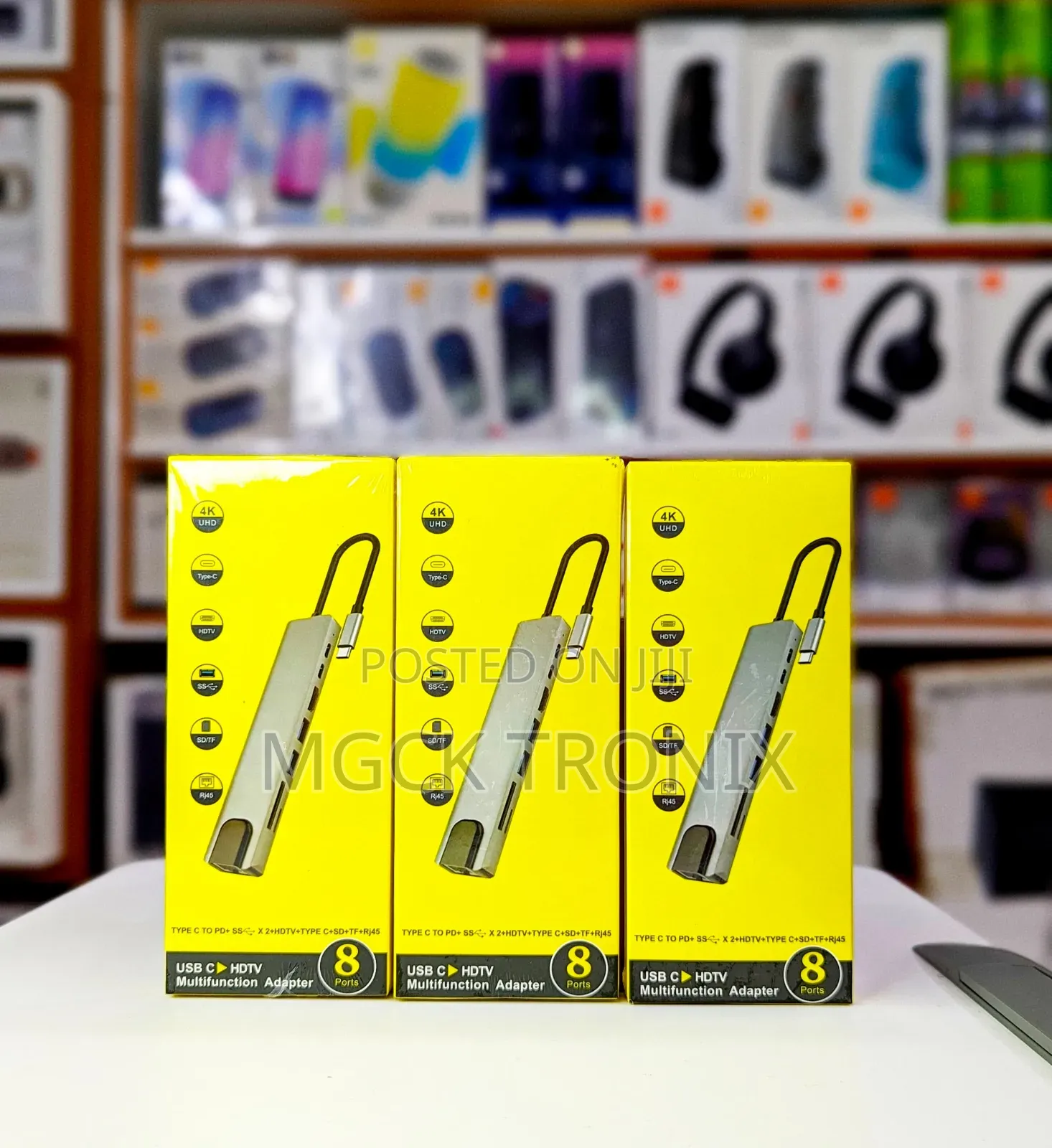 Hub Type-C 8 in 1 * 3.1 Speed * Typc Double, Hdmi ,