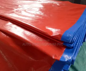 Blue and Orange P.E Tarpaulin