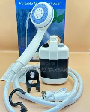 Portable Electric Camping Shower, Usb Rechargeable Outdoor Shower Pump