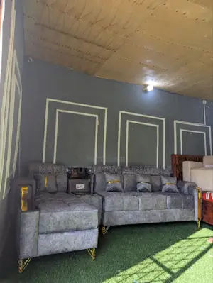 L Shaped La Rangi Ya Gray Seat Ni Watu Watano