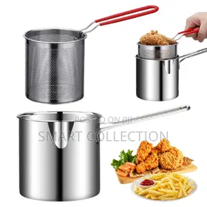 Mini Deep Fryer Pot Stainless Steel