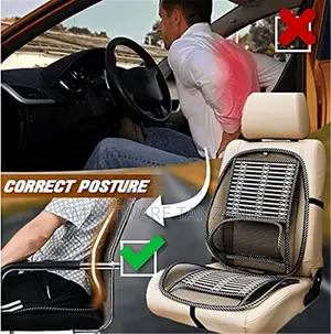 Breathable Car Lumbar Cushions Massage Pad For Comfortable Driving