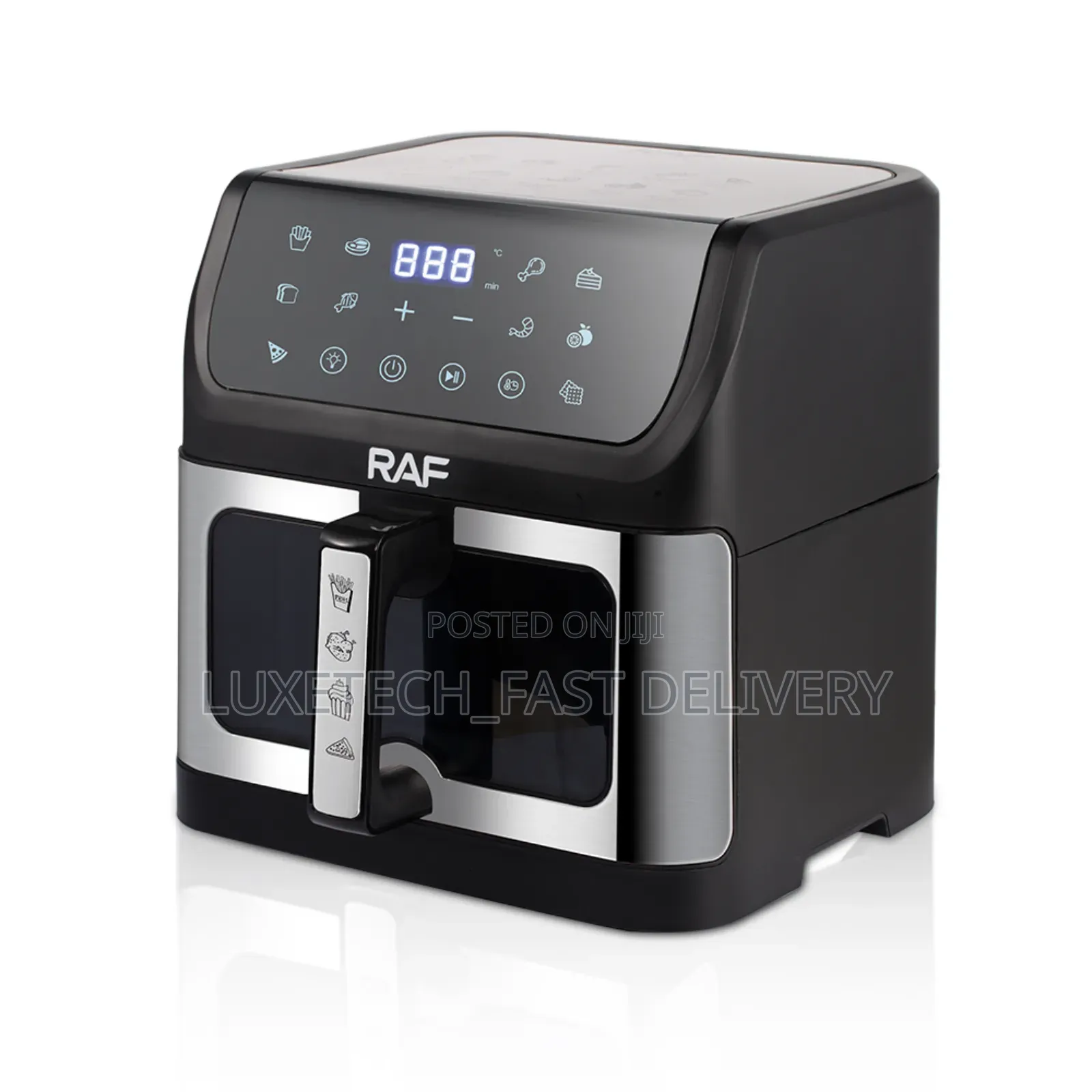 Raf R.5276 Air Fryer 10 Liters Digital Touch Screen Control Panel