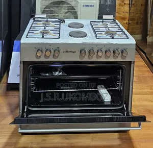 Berklays Cooker 60*90 ( 4 Gas + 2 Electric Plates)