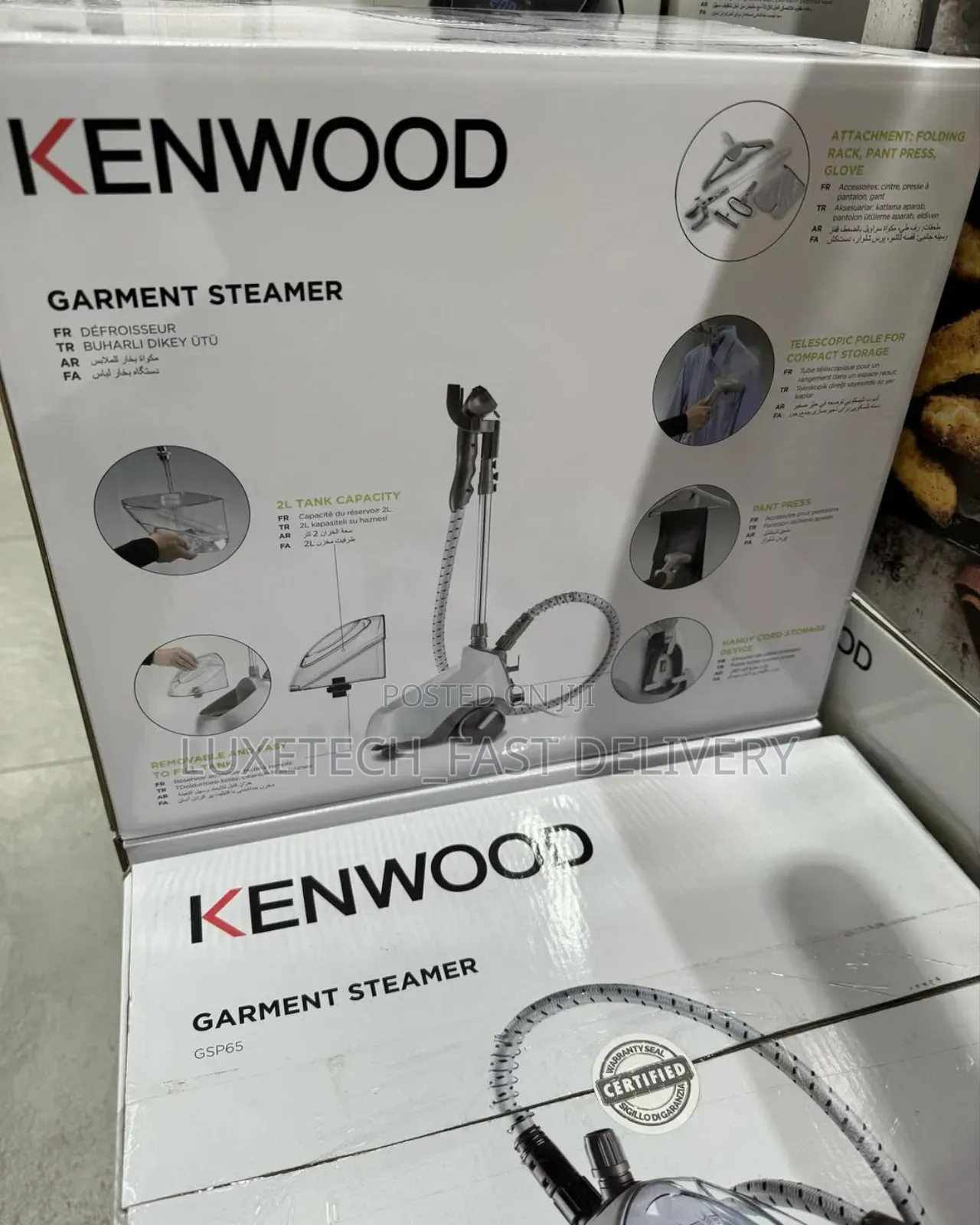 Kenwood Garment Steamer 2 Liters