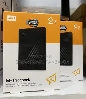Wd My Passport 2tb Portable External Hard Drive With Backup