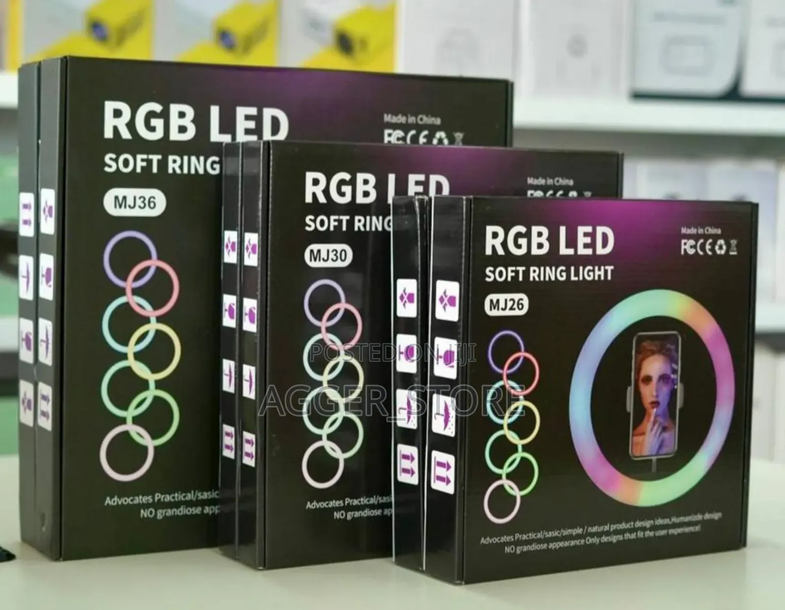 RGB Led Soft Ringlight 16"