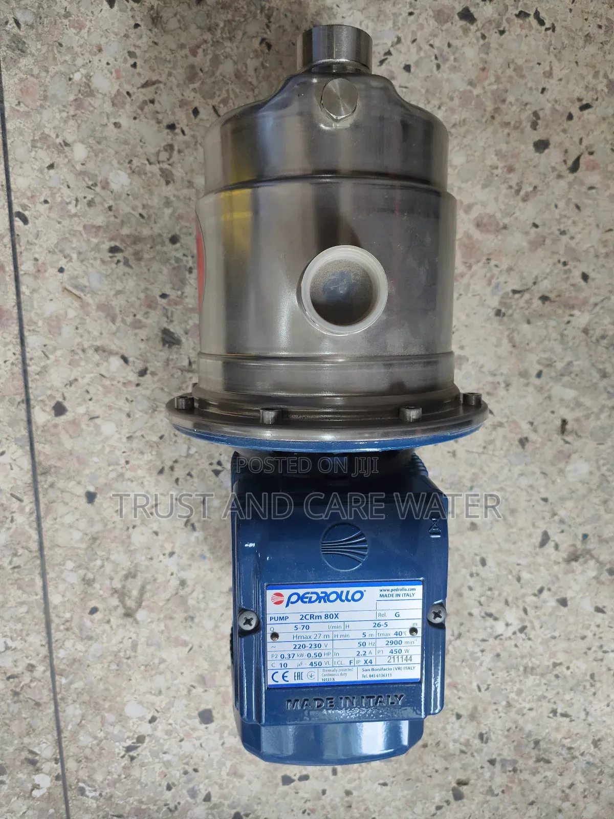 Pedrollo Surface Jet Pump 0.5hp