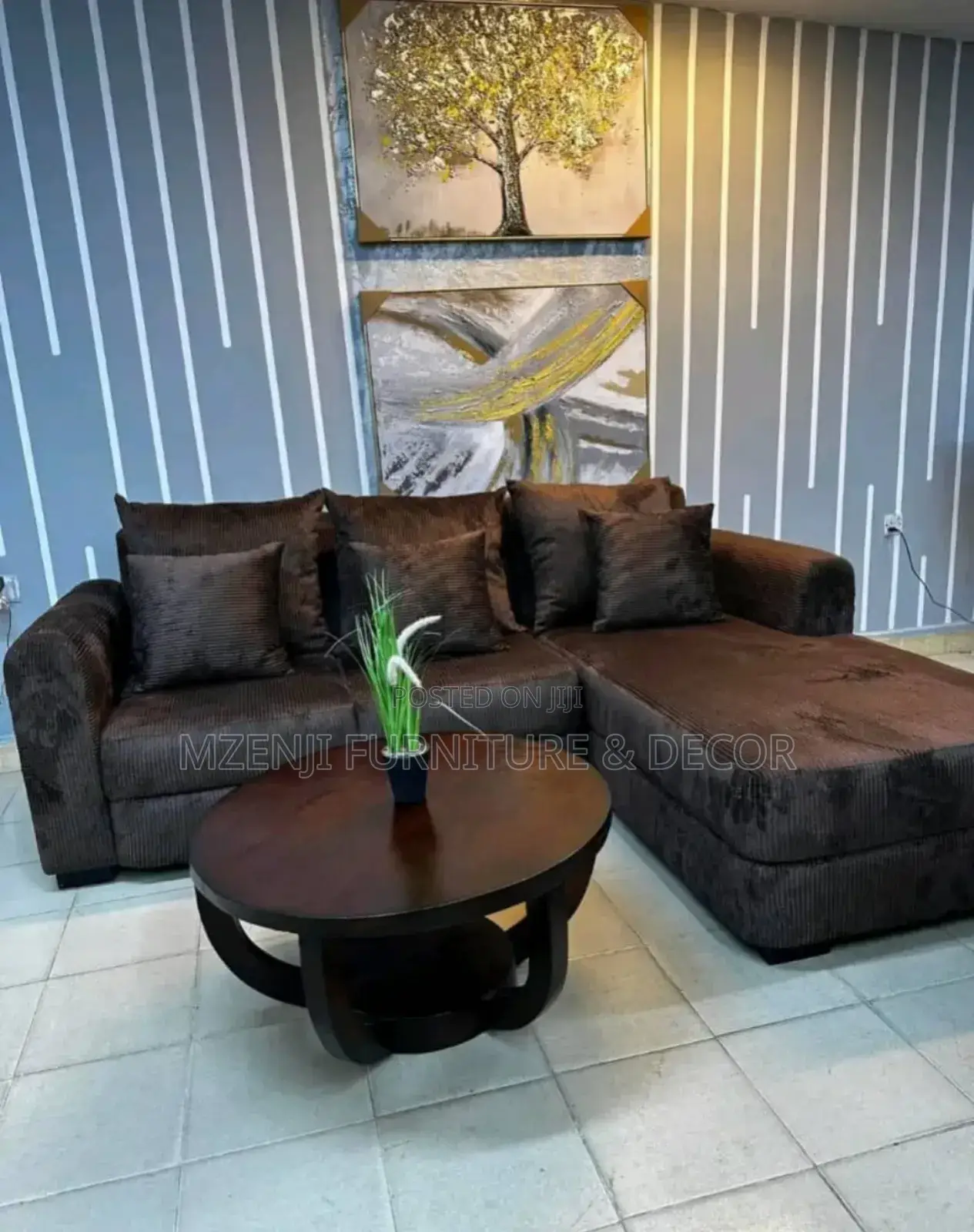 L Shaped 5 Seat