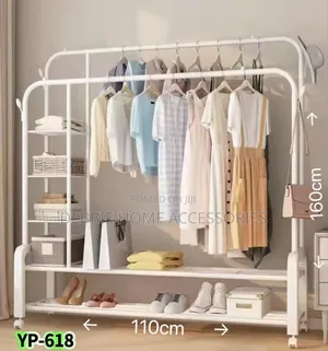 White Classic Clothing Rack
