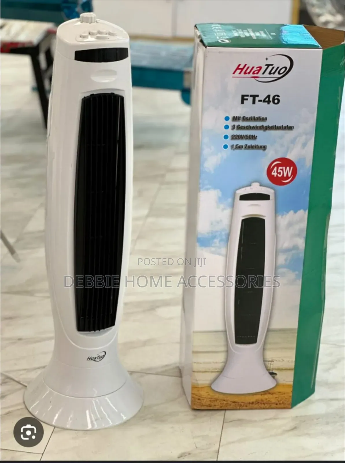 Rotating Tower Fan With Timer