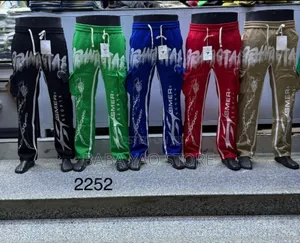 Stack Oversize Men's Wide Leg Pants Plus Size Baggy Trackpants Men