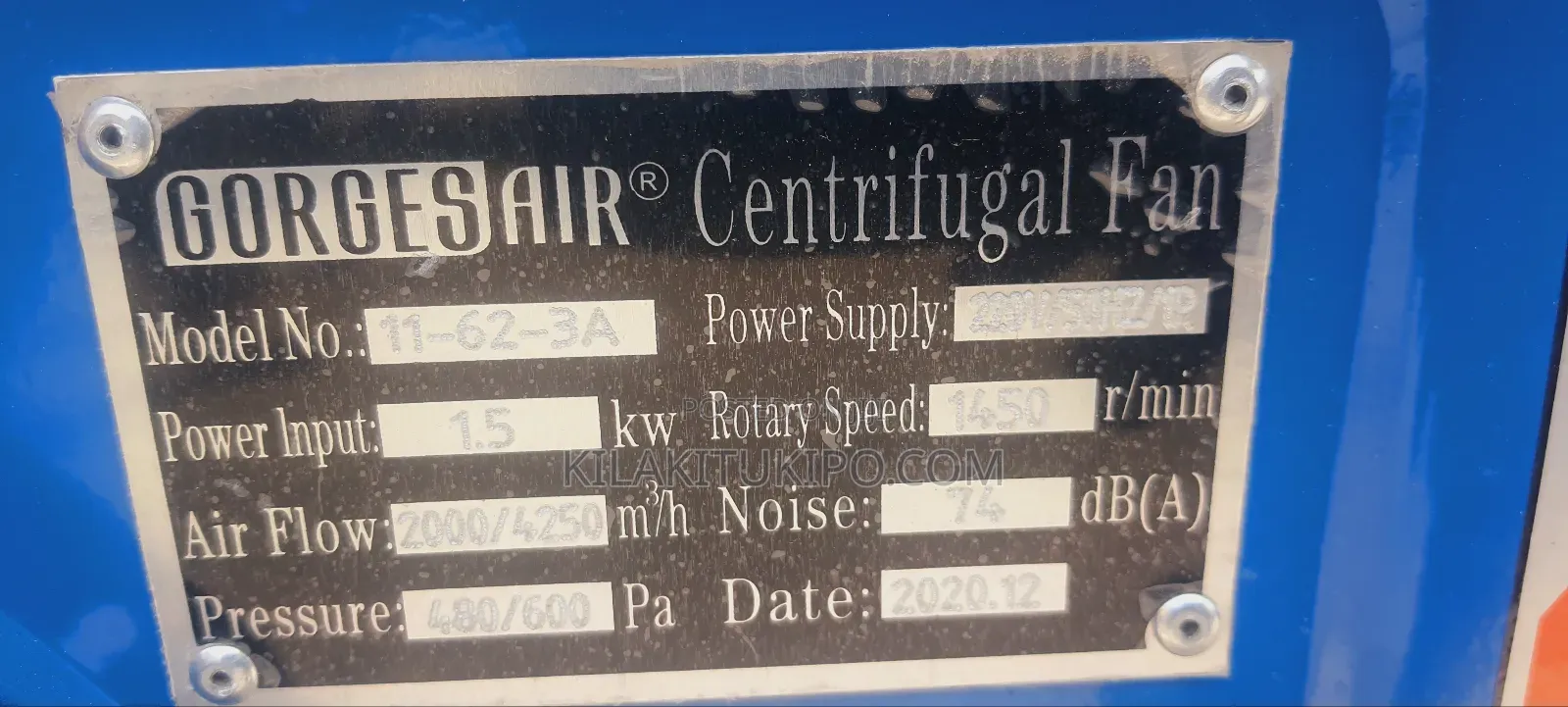 Centrifugal Fan Heavy Duty George Air