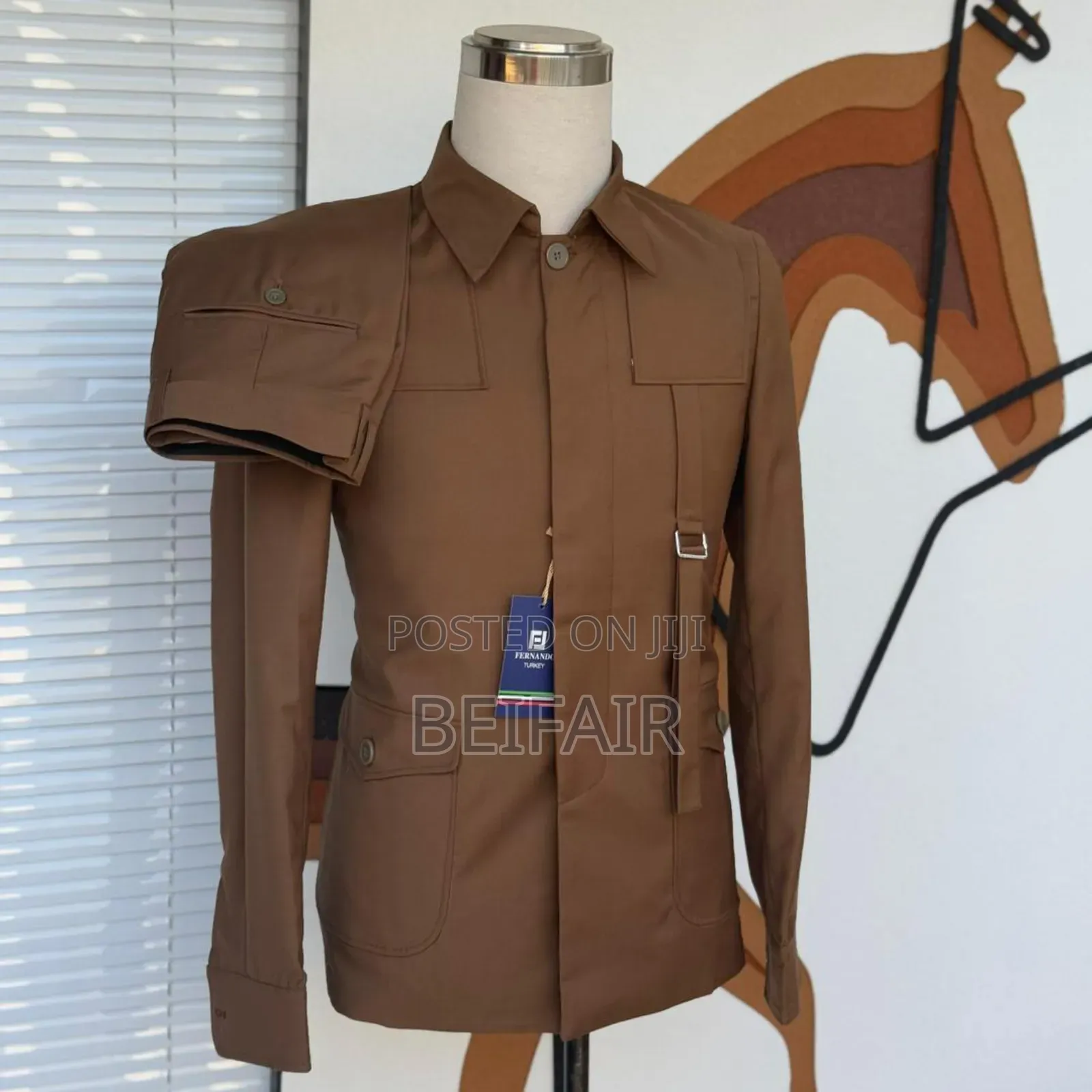 Modern Kaunda Suit With Belt