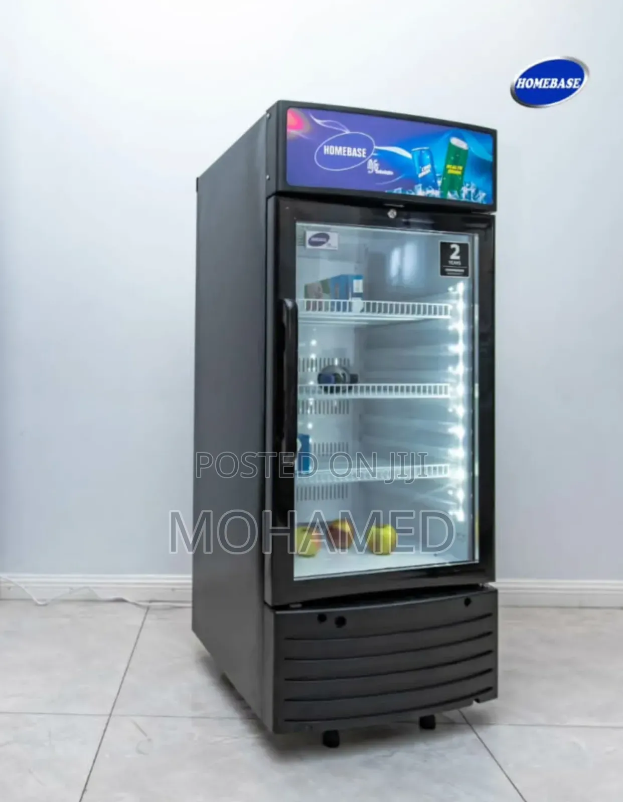 Homebase Showcase Fridge 170l