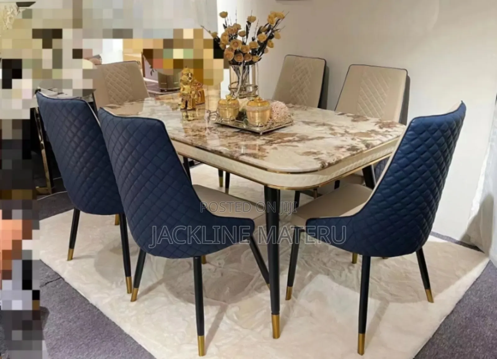 Dinning Table 6 Chairs Code Tina 24- C
