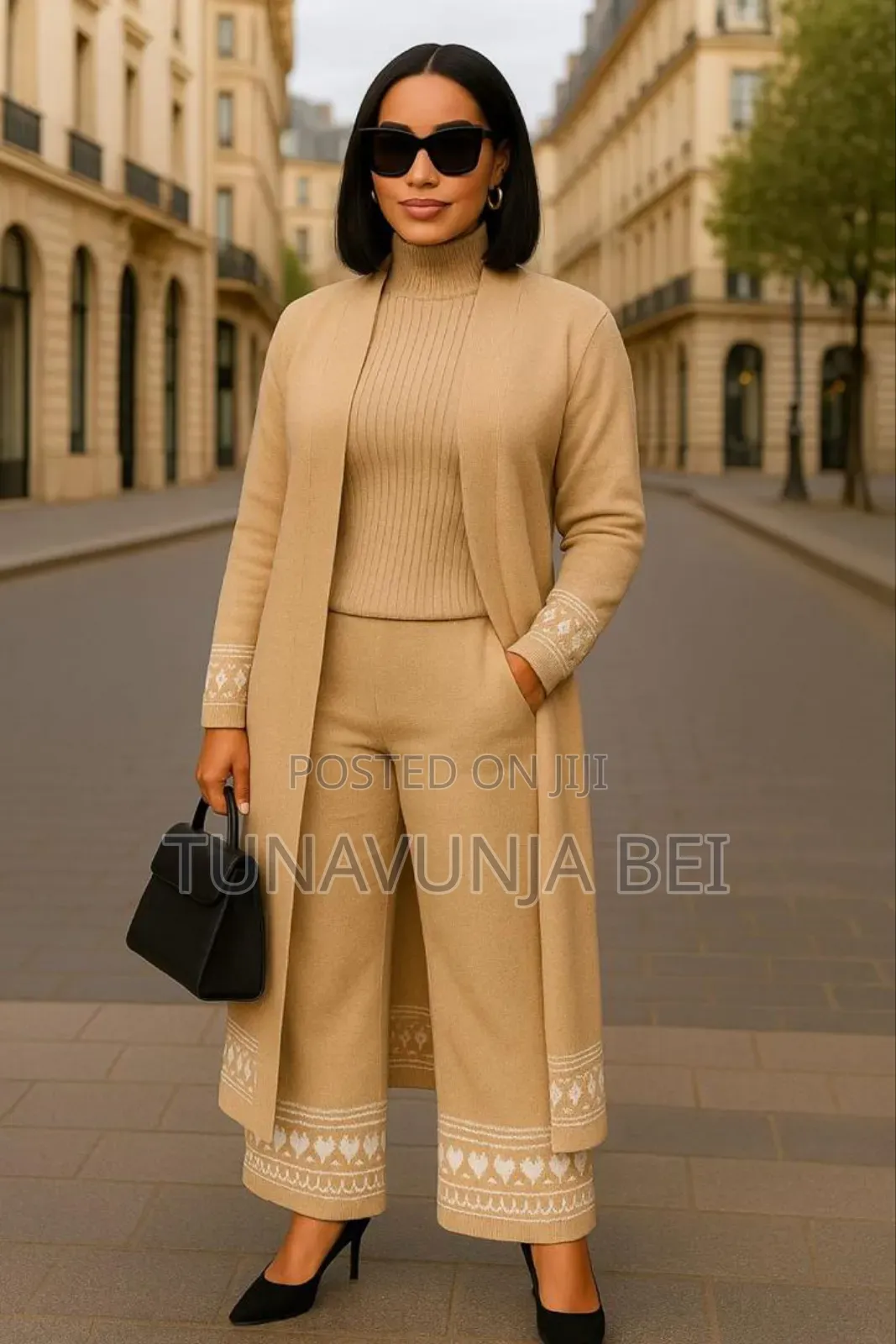 3pc Surual , Top Na Coat for Ladies