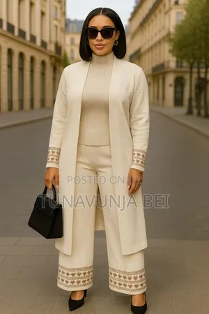 3pc Surual , Top Na Coat for Ladies