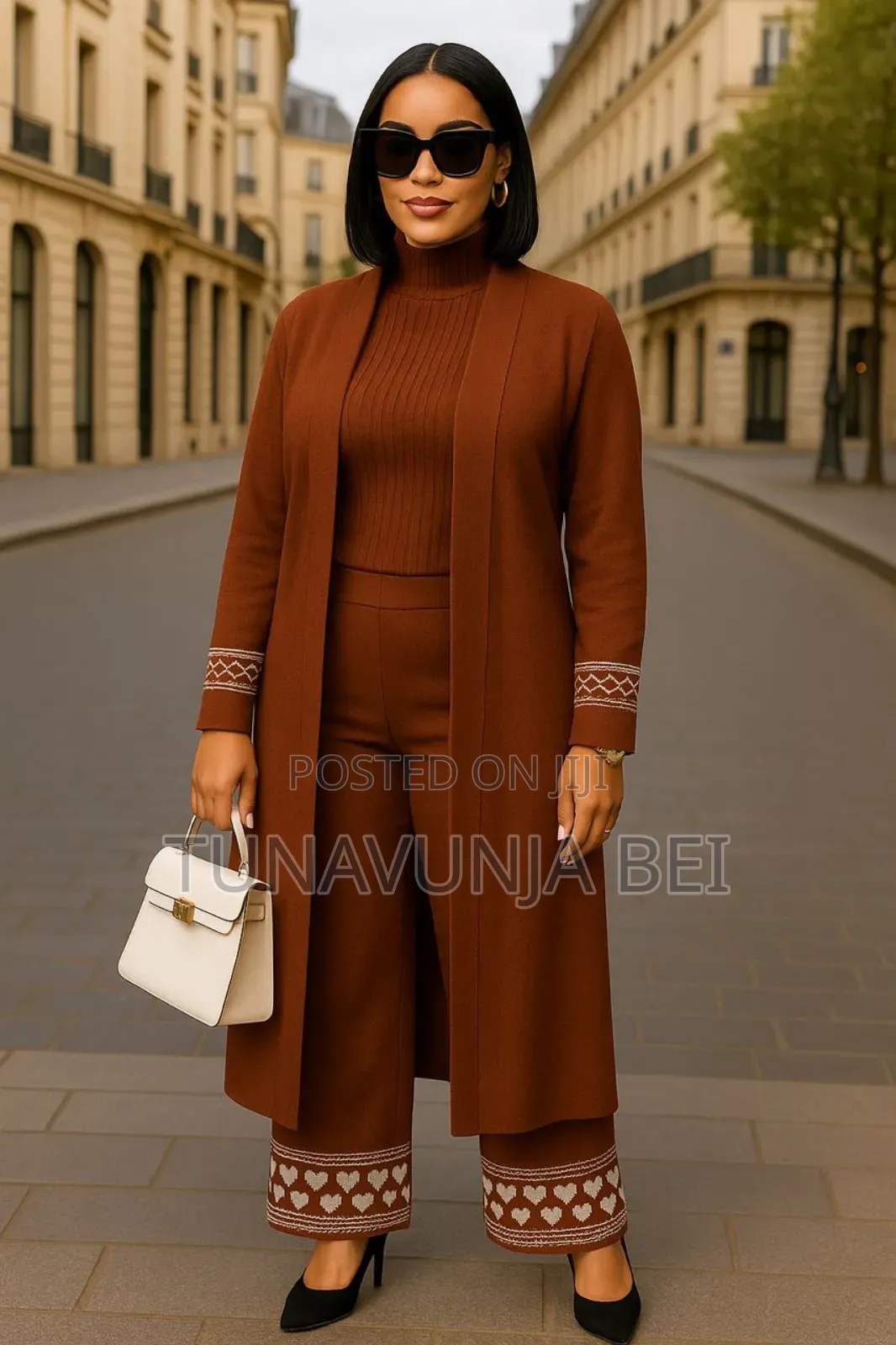 3pc Surual , Top Na Coat for Ladies
