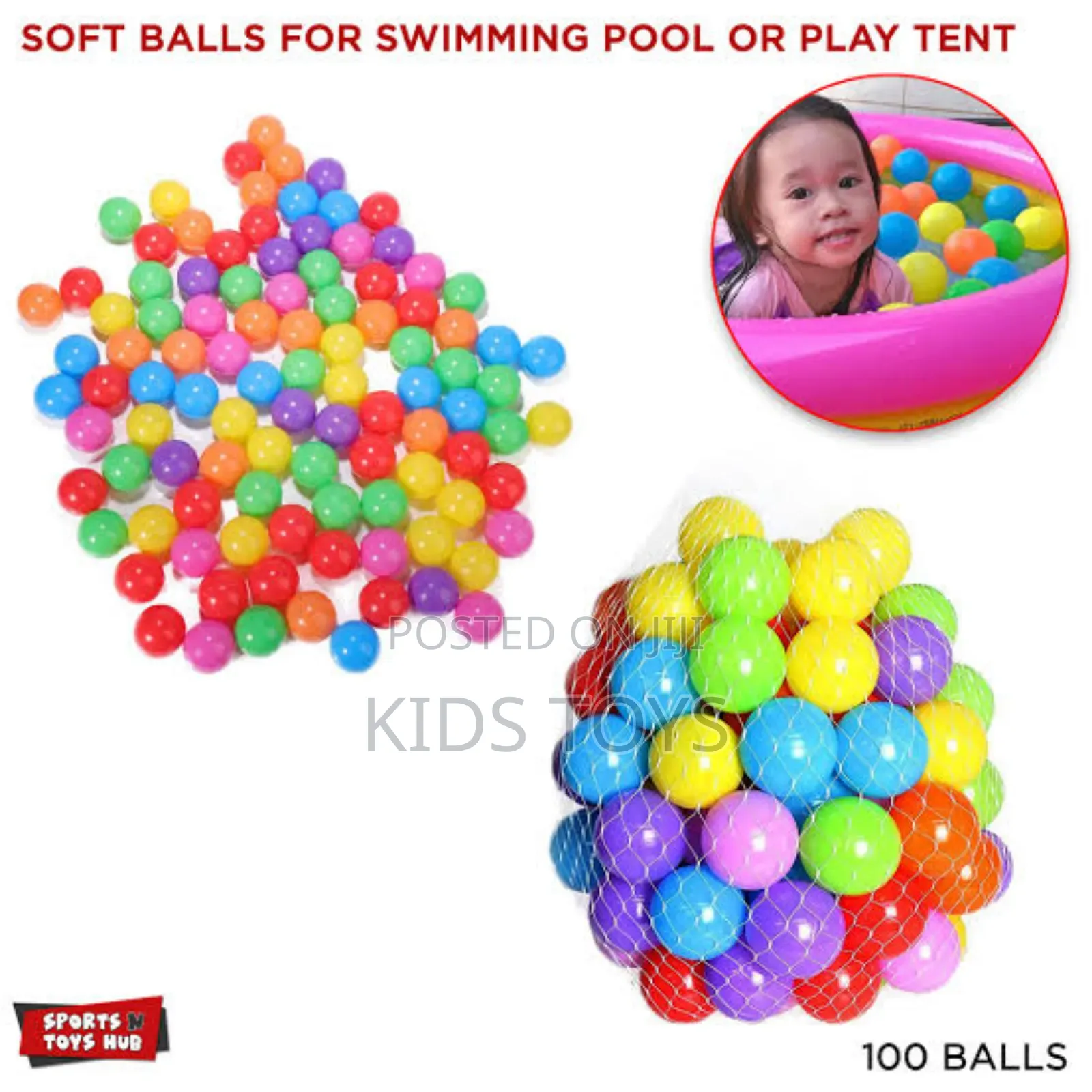 Soft Balls/Swimming Balls PCS 50
