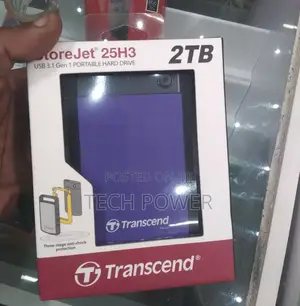 2tb External Hard Drive Transcend Store Jet 25h3