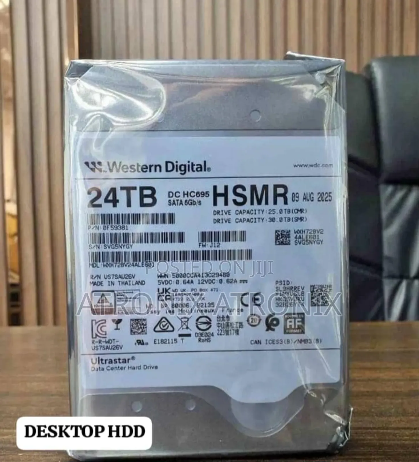 Ultrastar 24tb Desktop Hard Drive