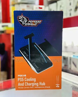 Multi-Function Ps5 Slim Stand With RGB Lights Headphone Hook