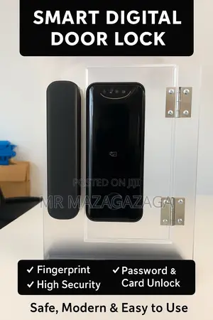 Smart Digital Glass Door Lock!