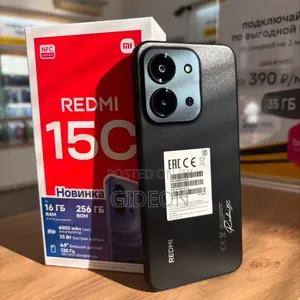 New Xiaomi Redmi 15C 4G 256 GB Black