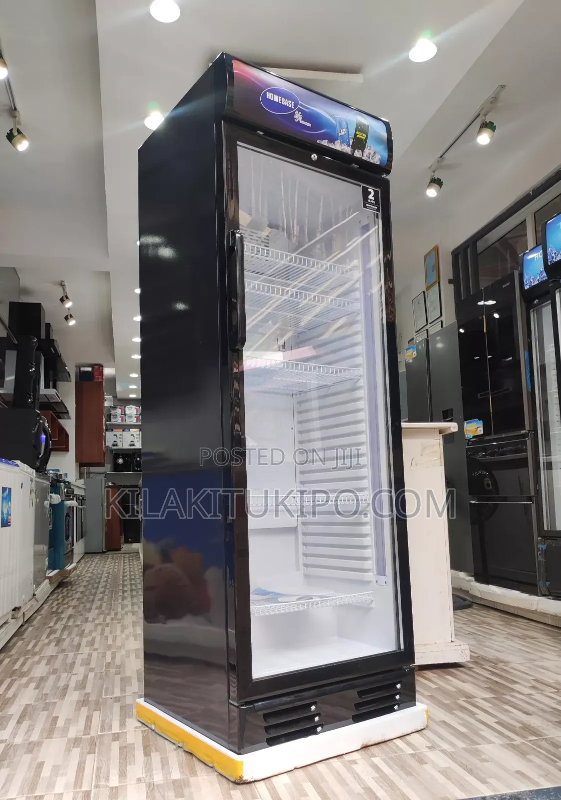 Hb-450l Big Show Case Fridge Home Base