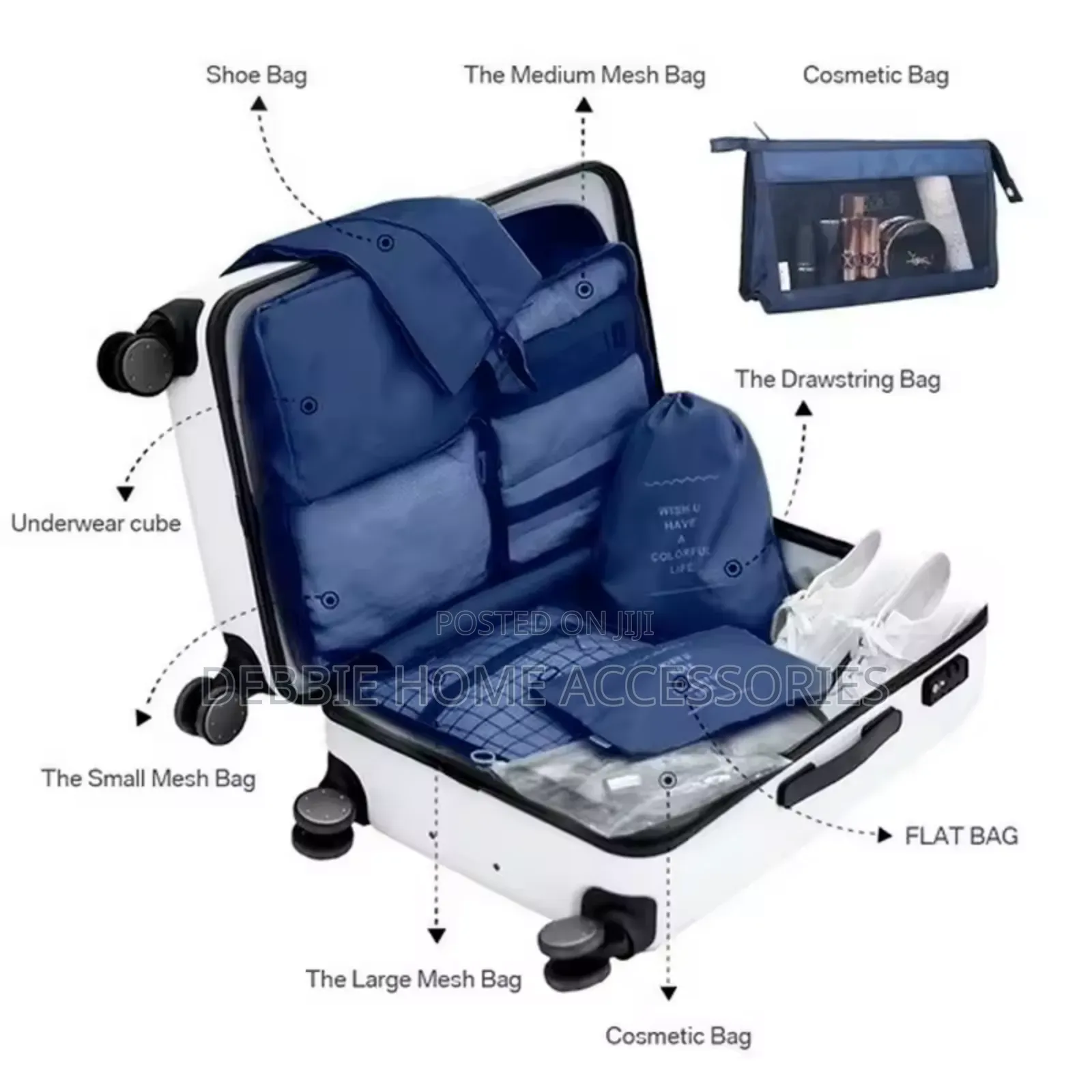 7pcs/Set Organizer Bags For Travel Organizer Bags