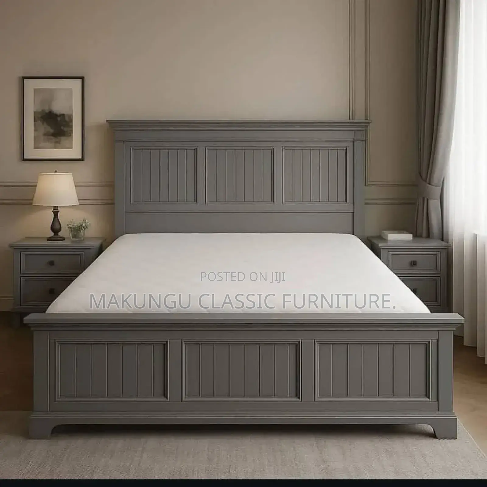 Luxury Bed Size 5/6 and It's Bedsides
