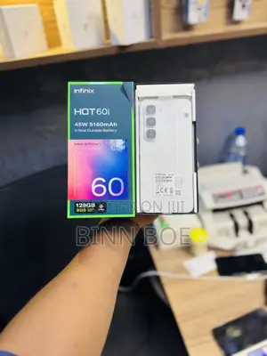 New Infinix Hot 60i 128 GB White