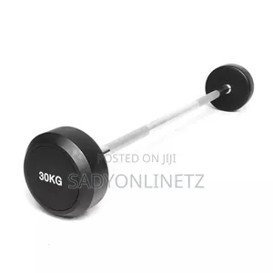 Fixed Rubber Barbell 30kg