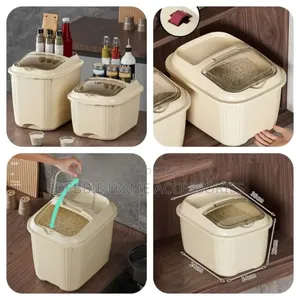 3 in 1 Set Airtight Food Storage Container (18kg/12kg/5kg)
