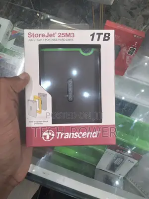 1tb External Hard Drive Transcend Store Jet 25h3